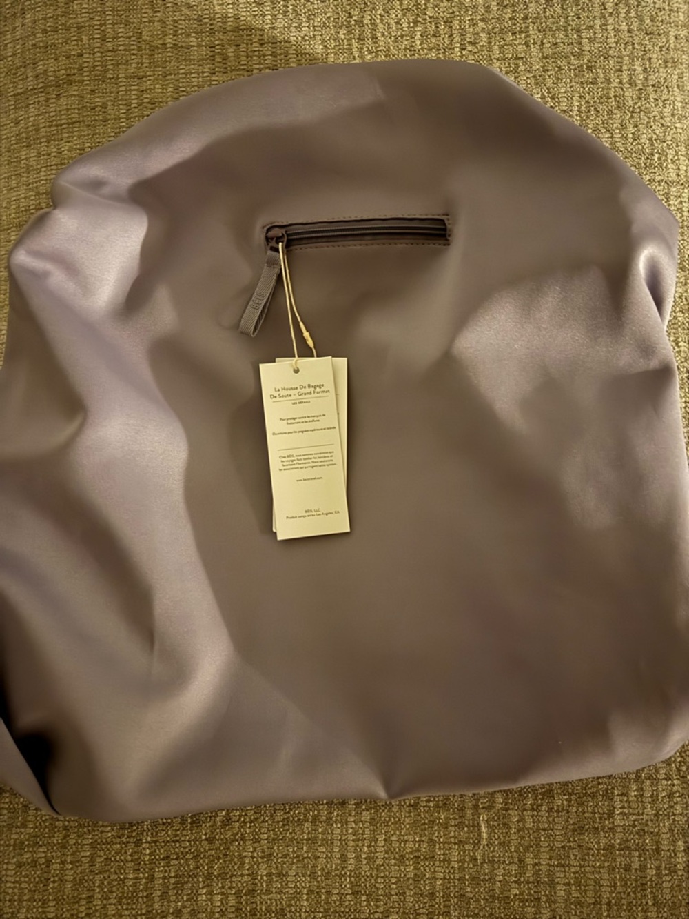 BÉIS Large Check-in Luggage Cover in Lavender, NWT